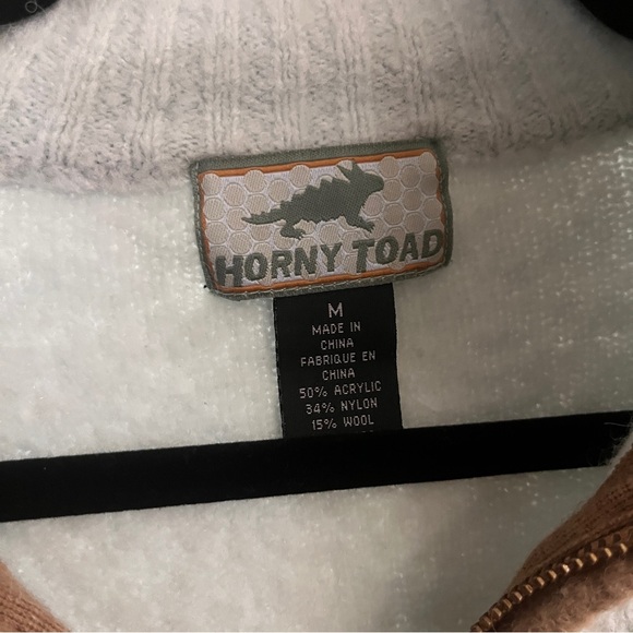 Women's Horny Toad Sweater Light Blue 1/4 zip up Size- M - Picture 4 of 5